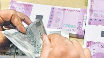 Indian Rupee notes of 500 and 2,000. (Image of representation/AFP) Indian Rupee notes of 500 and 2,000. (Image of representation/AFP)