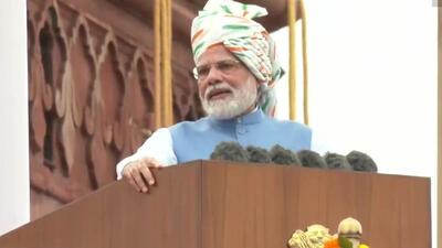 PM Modi wants Indians to take five pledges in order to make India a developed country. (ANI image) PM Modi wants Indians to take five pledges in order to make India a developed country. (ANI image)