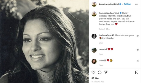 Karan Kapadia's Instagram post.