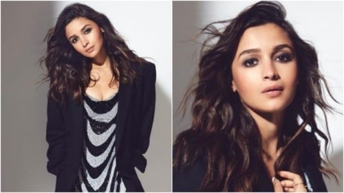 Like Alia Bhatt, wear&nbsp;a blazer over a fancy dress. This outfit may be ideal if you're seeking for something fancy and party appropriate. (Instagram/@ aliaabhatt)