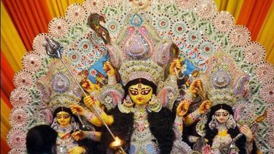 Idol makers are happy that the puja festivities will help them earn money. (File image)