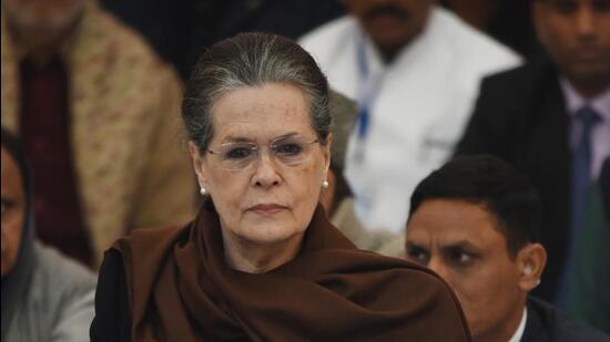 Congress chief Sonia Gandhi (HT File)