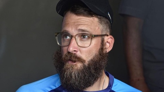 Bangladesh's spin bowling consultant Daniel Vettori interacts with media.(PTI)