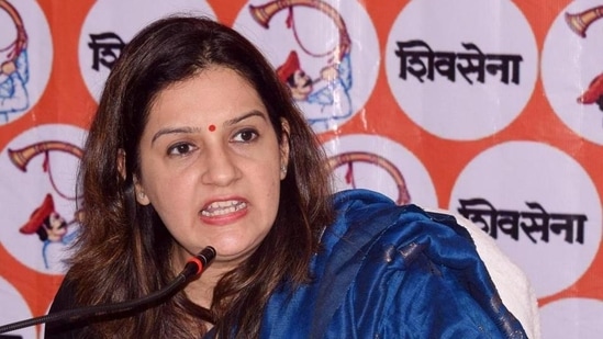 Shiv Sena MP Priyanka Chaturvedi.(HT file)