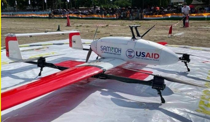 The pilot project has been funded by the United States Agency for International Development (USAID) and executed by Bengaluru-based startup Redwing Labs. (Twitter/ @PemaKhanduBJP)