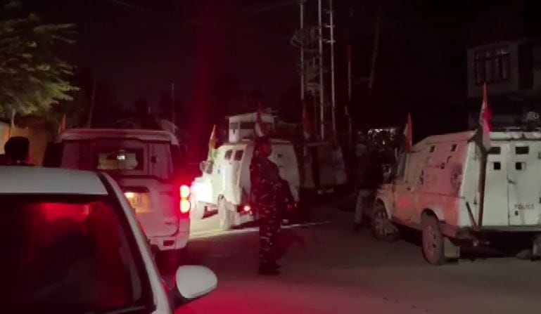 One civilian was injured in the grenade attack in Budgam.&nbsp; (ANI Photo)