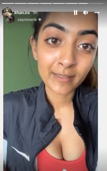 Aamir's daughter Ira Khan re-shared her clip on her Instagram Stories.