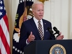 President Joe Biden in the East Room of the White House, Aug. 10, 2022, in Washington. The President is preparing to sign Democrats' landmark climate change and health care bill.(AP)