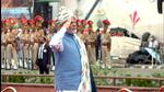 Prime Minister Narendra Modi salutes on the occasion of 76th Independence Day, at Red Fort, in New Delhi on Monday. (ANI Photo) Prime Minister Narendra Modi salutes on the occasion of 76th Independence Day, at Red Fort, in New Delhi on Monday. (ANI Photo)