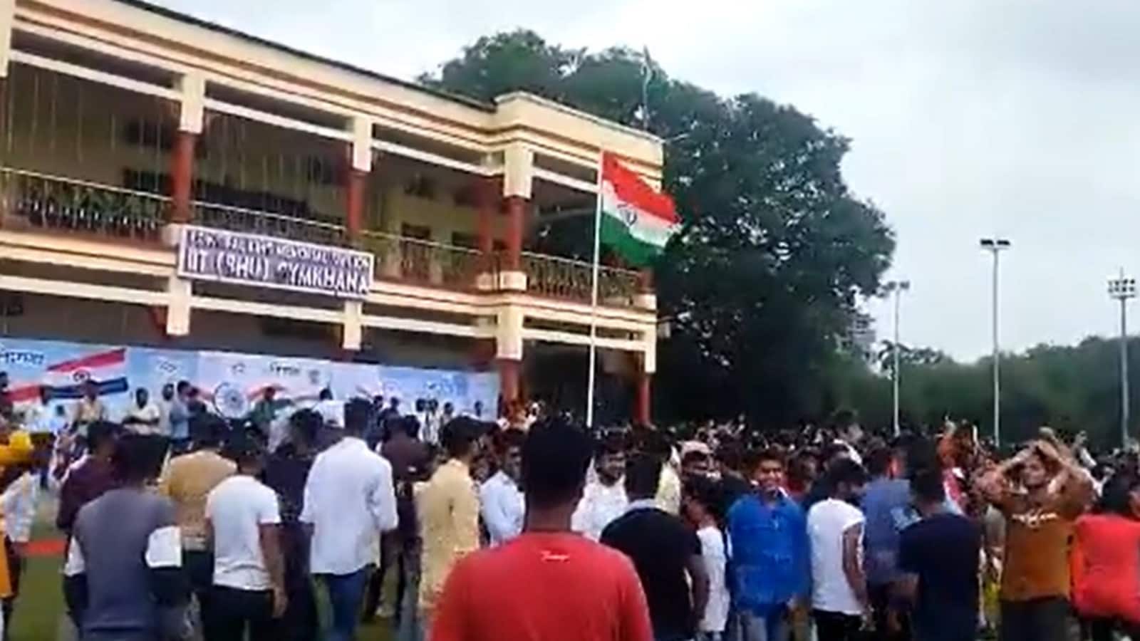 IIT (BHU) orders probe as clip of students dancing to Bhojpuri songs after flag hoisting draws flak