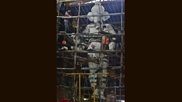 The previous year, it had also restricted the height of Ganpati idols to 4 feet (ft) for public mandals and to 2 ft for household idols. (Anshuman Poyrekar/HT PHOTO) The previous year, it had also restricted the height of Ganpati idols to 4 feet (ft) for public mandals and to 2 ft for household idols. (Anshuman Poyrekar/HT PHOTO)