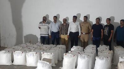 The drug bust also led to the seizure of 812 kg of white powder and 397 kg of chemicals — suspected to be used in the production of MD — from Dixit’s factory in Ankaleshwar (HT Photo)