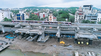 Metro trial run held between Garware College and Deccan Gymkhana metro stations on Monday. Maha-Metro has sped up the work of all four stations — Deccan Gymkhana, Chhatrapati Sambhaji Garden, Pune Municipal Corporation, and Civil Court — as it is expected to be completed by August 31. (HT) Metro trial run held between Garware College and Deccan Gymkhana metro stations on Monday. Maha-Metro has sped up the work of all four stations — Deccan Gymkhana, Chhatrapati Sambhaji Garden, Pune Municipal Corporation, and Civil Court — as it is expected to be completed by August 31. (HT)
