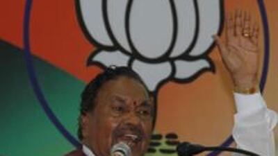 Senior Bharatiya Janata Party leader KS Eshwarappa on Wednesday blamed the Congress for “adding to the communal tensions in the state” (HT Photo) Senior Bharatiya Janata Party leader KS Eshwarappa on Wednesday blamed the Congress for “adding to the communal tensions in the state” (HT Photo)
