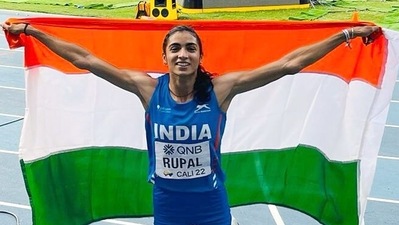 Rupal Chaudhary won two medals at the World U-20 Athletics Championship, on Friday. (JP Nadda) Rupal Chaudhary won two medals at the World U-20 Athletics Championship, on Friday. (JP Nadda)