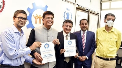 New Delhi, Aug 16 (ANI): Union Minister for Commerce and Industry Piyush Goyal inaugurates the Public Systems Lab at Indian Institute of Technology, in New Delhi on Tuesday. (ANI Photo/ PIB) (ANI/ PIB) New Delhi, Aug 16 (ANI): Union Minister for Commerce and Industry Piyush Goyal inaugurates the Public Systems Lab at Indian Institute of Technology, in New Delhi on Tuesday. (ANI Photo/ PIB) (ANI/ PIB)