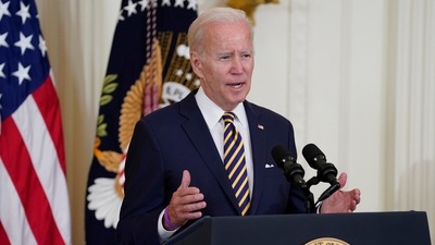 President Joe Biden in the East Room of the White House, Aug. 10, 2022, in Washington. The President is preparing to sign Democrats' landmark climate change and health care bill. (AP) President Joe Biden in the East Room of the White House, Aug. 10, 2022, in Washington. The President is preparing to sign Democrats' landmark climate change and health care bill. (AP)