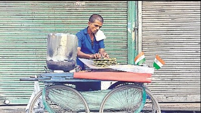Rajbir, the nankhatai seller. Rajbir, the nankhatai seller.