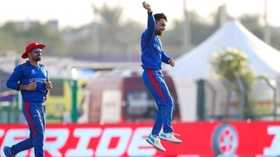 Rashid Khan celebrates after picking a wicket (AP/File Photo) Rashid Khan celebrates after picking a wicket (AP/File Photo)
