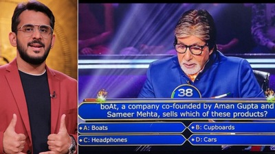 Aman Gupta has shared a screenshot from an episode of Kaun Banega Crorepati 14.