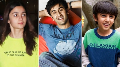 Alia Bhatt shared a photo ad of a boy who resembles her husband Ranbir Kapoor.