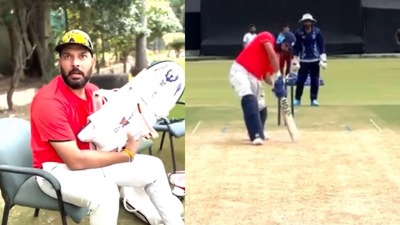 Screengrab from the video shared by Yuvraj Singh Screengrab from the video shared by Yuvraj Singh