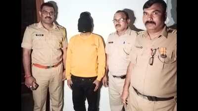 Suspended police sub inspector arrested for fraud. (HT PHOTO)