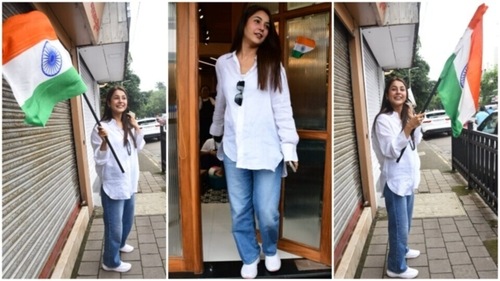 Paparazzi click Shehnaaz Gill on an outing in Mumbai. (HT Photo/Varinder Chawla) Paparazzi click Shehnaaz Gill on an outing in Mumbai. (HT Photo/Varinder Chawla)