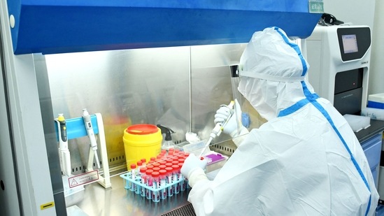 The health department's bulletin showed that 4,775 tests were conducted in the last 24 hours.(AFP)