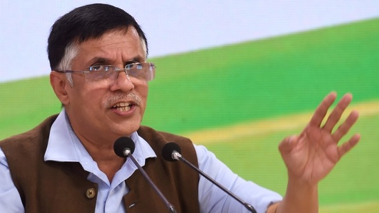 File photo of Congress leader Pawan Khera.(PTI)