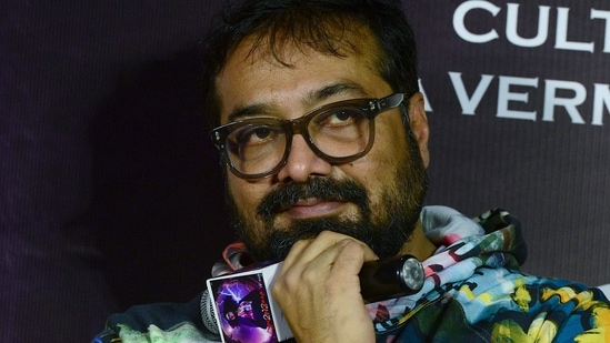 Anurag Kashyap promotes DoBaaraa in Mumbai on July 27.(AFP)