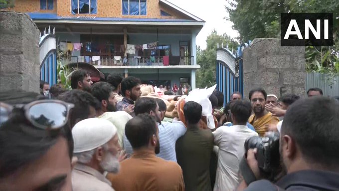 Sunil Kumar Bhat was shot dead in a terror attack in Jammu and Kashmir's Shopian Tuesday.