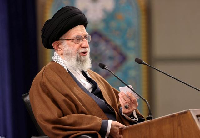Iranian Supreme Leader Ayatollah Ali Khamenei dated February 17, 2022. (via REUTERS) Iranian Supreme Leader Ayatollah Ali Khamenei dated February 17, 2022. (via REUTERS)