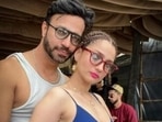 Ankita Lokhande with husband Vicky Jain, actor Arjun Bijalni with wife, Neha Swami enjoying on their Goa holiday. Ankita Lokhande with husband Vicky Jain, actor Arjun Bijalni with wife, Neha Swami enjoying on their Goa holiday.