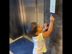 The little girl actually ‘calls the lift’ on her mother's instructions. (Instagram/@yaasvee) The little girl actually ‘calls the lift’ on her mother's instructions. (Instagram/@yaasvee)