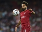 Liverpool's Mohamed Salah in action.