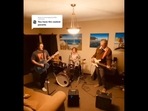 A screengrab from the video shows the family playing instruments. (Instagram/@goodnews_movement) A screengrab from the video shows the family playing instruments. (Instagram/@goodnews_movement)