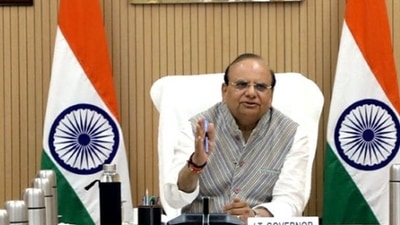 Delhi Lieutenant Governor VK Saxena. (Twitter/LtGovDelhi)