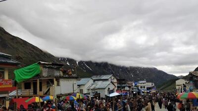 So far, a total of 10,08,083 pilgrims visited the shrine till Monday. (HT file photo)