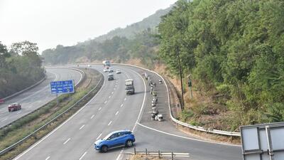Container truck coming from the wrong side rammed into the family’s car. (Hindustan Times (representative))