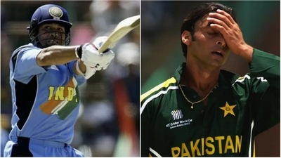 Sachin Tendulkar; Shoaib Akhtar (File ) Sachin Tendulkar; Shoaib Akhtar (File )
