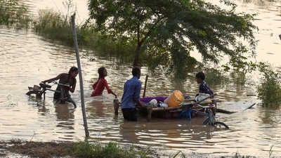 The India Meteorological Department (IMD) has said widespread rainfall "with isolated heavy falls" is very likely over Himachal Pradesh and Uttarakhand over the next two-three days. (PTI) The India Meteorological Department (IMD) has said widespread rainfall "with isolated heavy falls" is very likely over Himachal Pradesh and Uttarakhand over the next two-three days. (PTI)