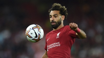 Liverpool's Mohamed Salah in action. (REUTERS)