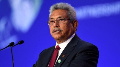 File photo of Sri Lanka's now-former president, Gotabaya Rajapaksa. (REUTERS)