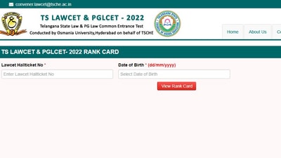 TS LAWCET result 2022: Candidates can now check and download their scorecards from the official website lawcet.tsche.ac.in. (lawcet.tsche.ac.in)