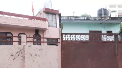 Houses of the Jammu family from where six bodies were recovered on Wednesday. (ANI) Houses of the Jammu family from where six bodies were recovered on Wednesday. (ANI)