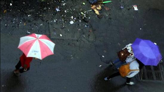 Shivajinagar reported 0.6 mm rainfall and Chinchwad reported 0.5 mm rainfall on Wednesday. (HT FILE PHOTO)