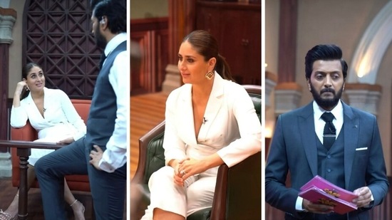Kareena Kapoor and Ritesh Deshmukh in Case Toh Banta Hai.