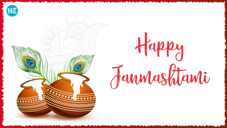 Happy Krishna Janmashtami 2022 to you and your loved ones.&nbsp; (HT Photo)