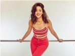 Ananya Panday is currently awaiting the release of her upcoming film Liger. The actor, who is busy with the promotions of the film, will be sharing screen space with south superstar Vijay Deverakonda in the film. Ananya has been sharing snippets from her promotion diaries on a daily basis. On Thursday, Ananya slayed fashion goals with a set of pictures of herself looking super cute in a casual ensemble.(Instagram/@ananyapanday)